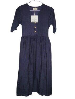 NEW Little Cottonwood Alder 100% Linen Dress Sz XXS